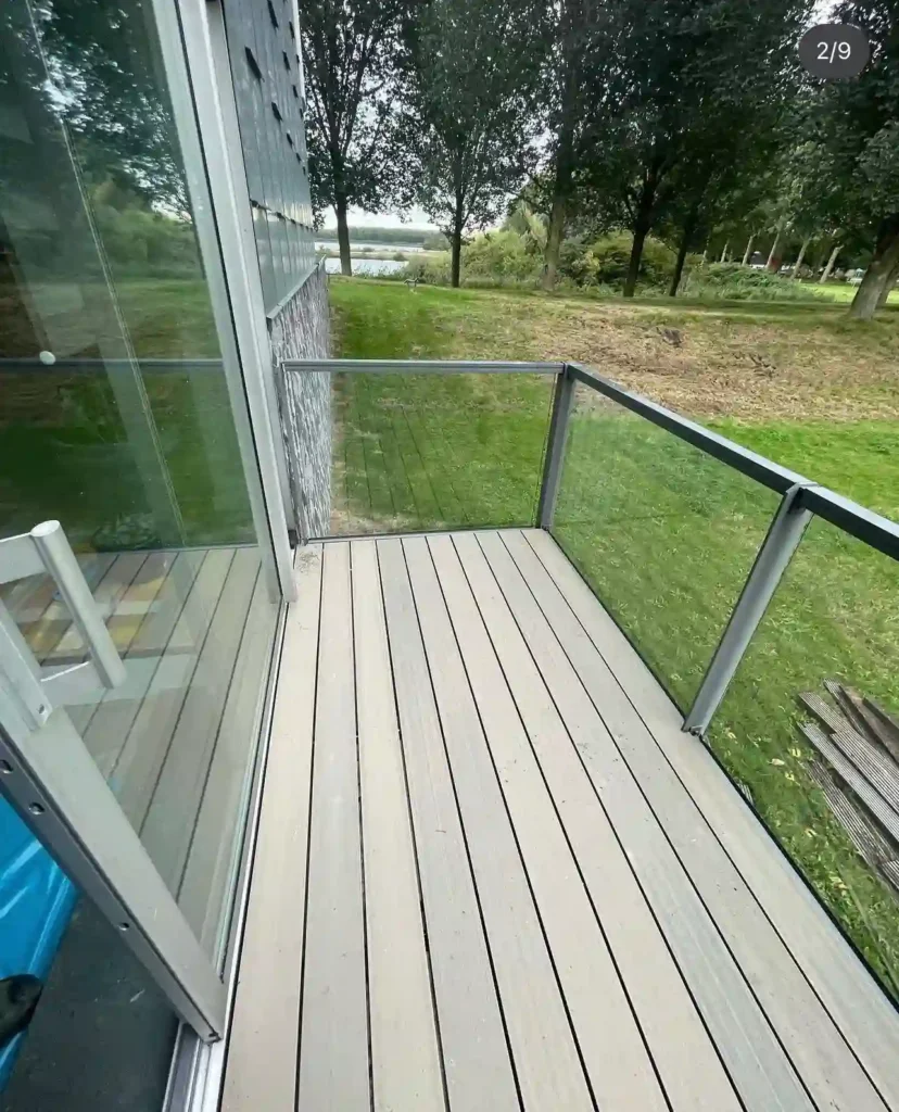 Composiet vlonder balkon