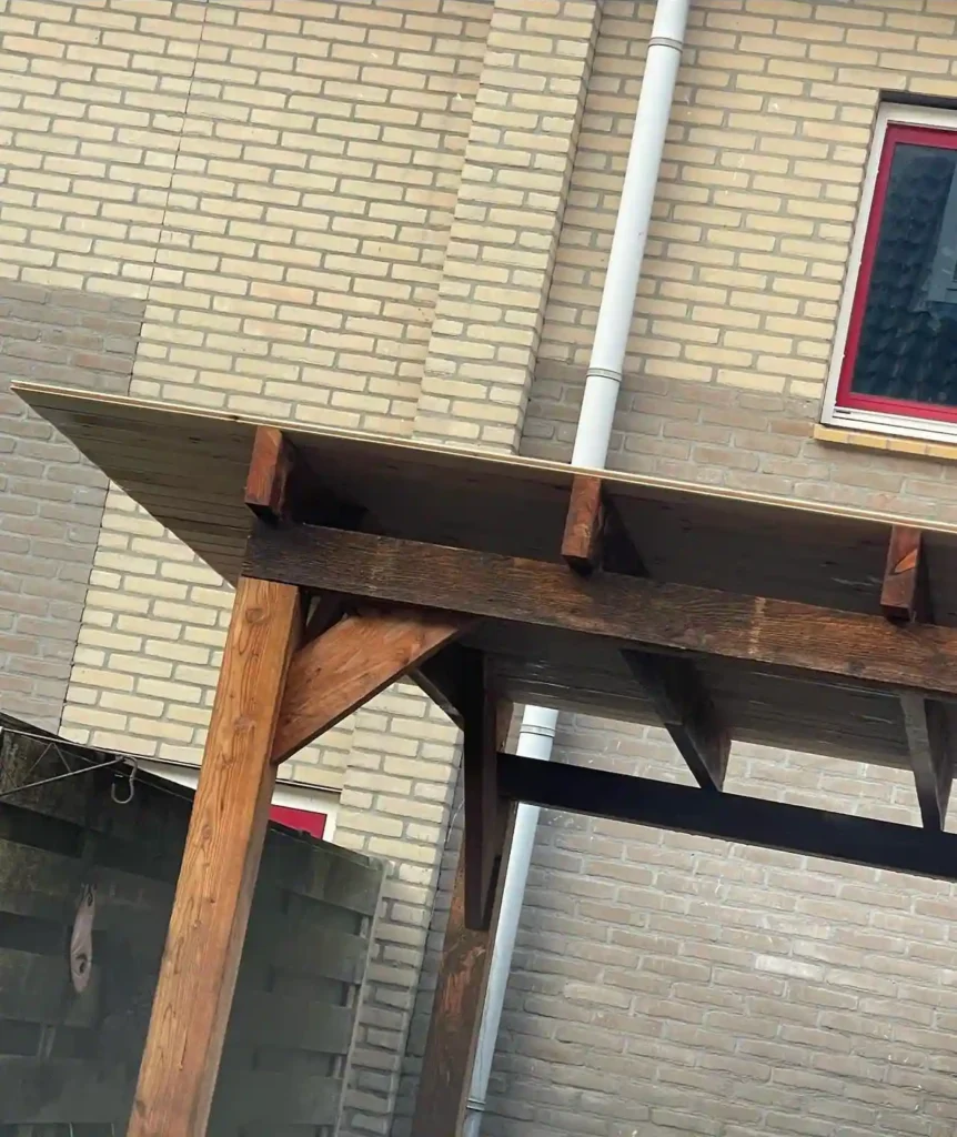 Installatie buiten dak