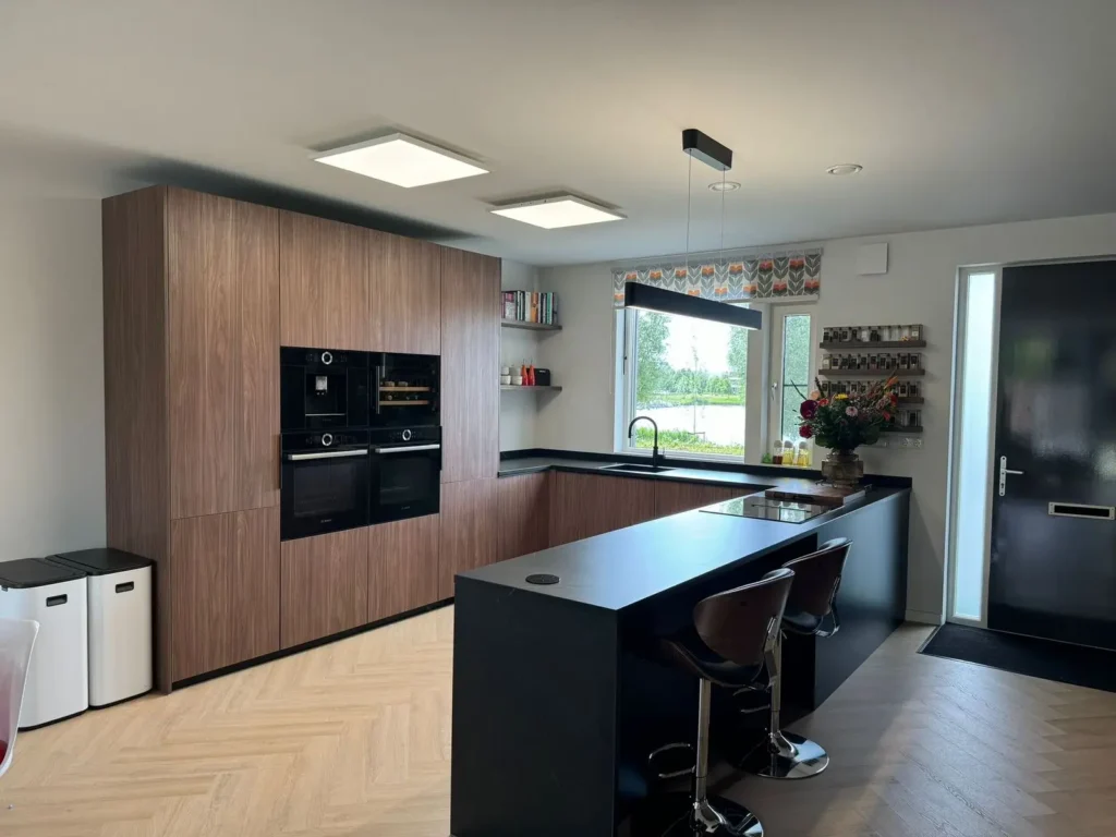 Walnoot houten keuken