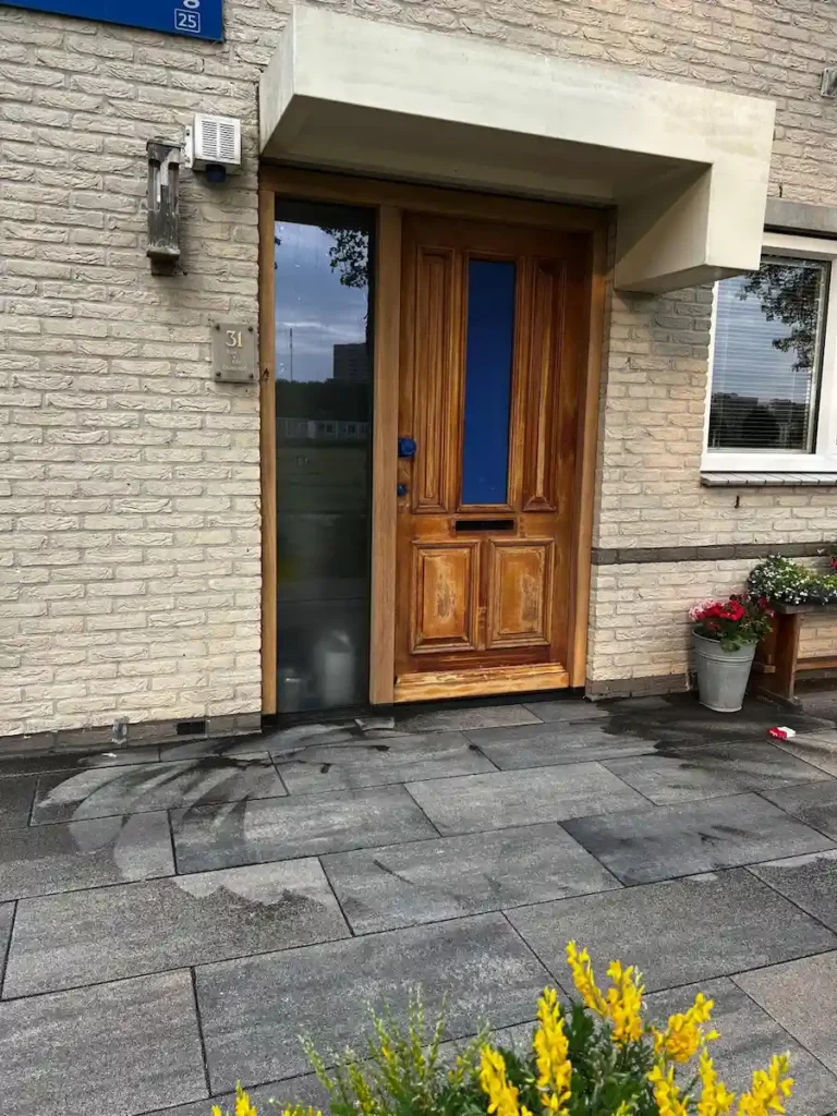 Voorwerk antieke deur